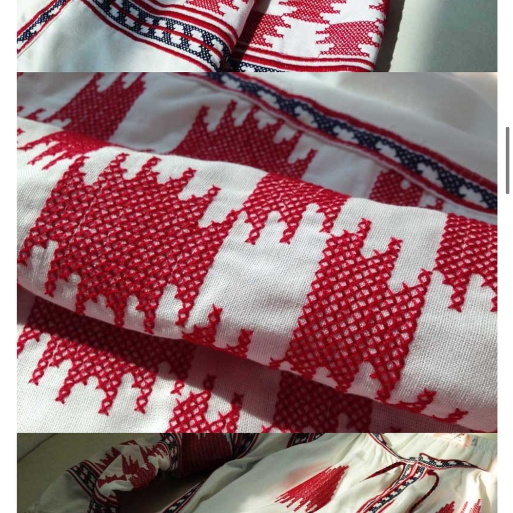NWT Embroidered linen boho dress maxi with fashion embroidery Vyshyvanka - Picture 10 of 12